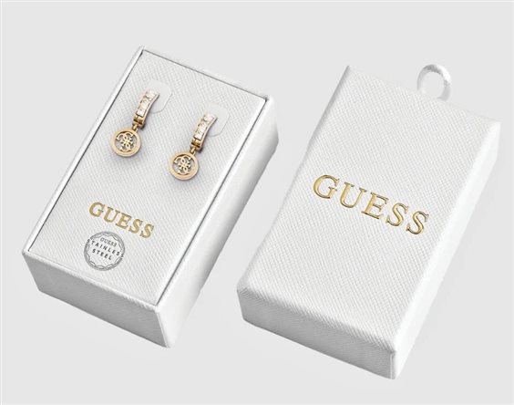 Orecchini Guess Donna in Acciaio Cubic Zirconia JUBS01823JWYGT/U - JUBS01823JWYGT/U